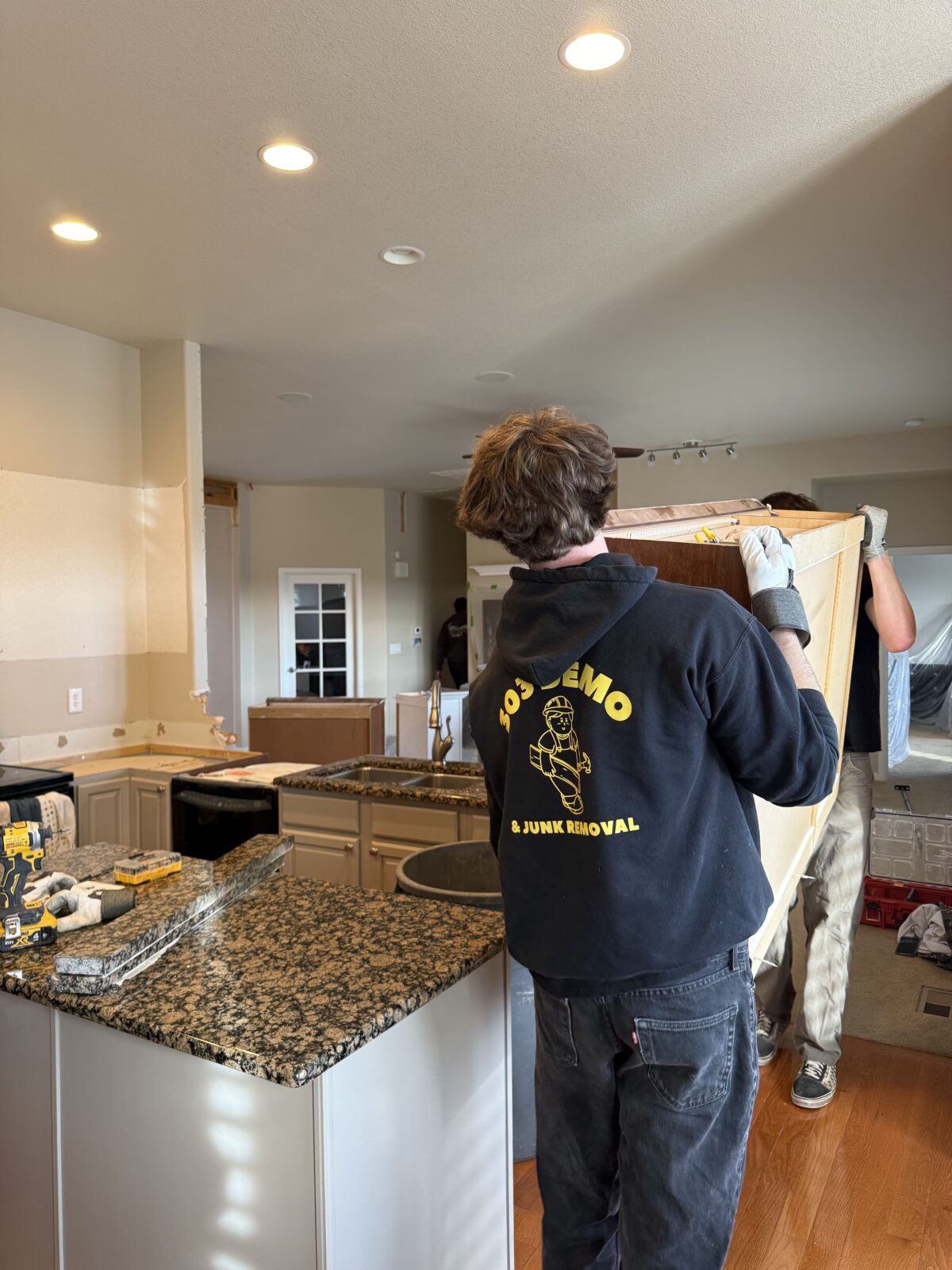 Kitchen demolition in boulder co