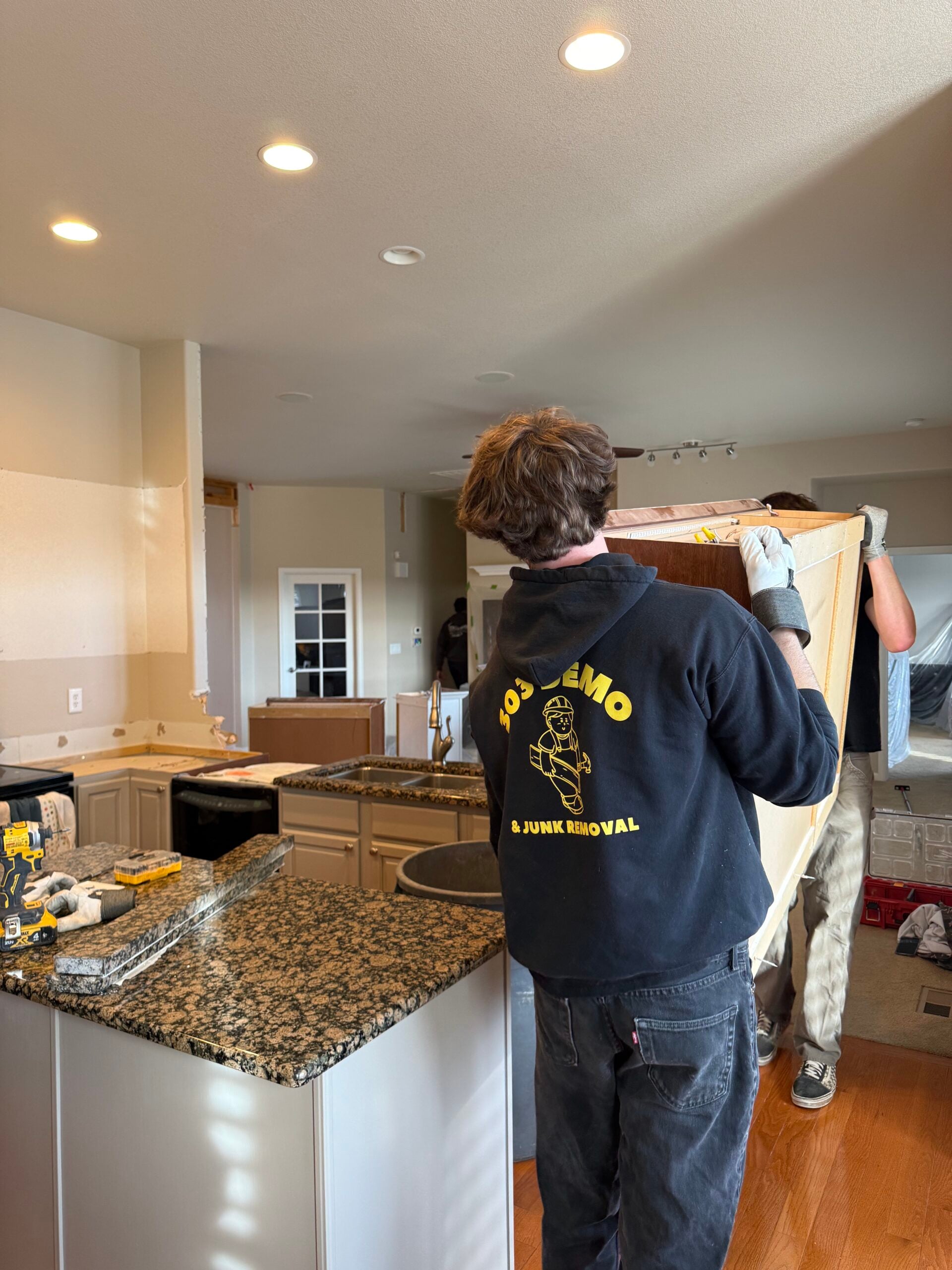 Kitchen demolition in boulder co