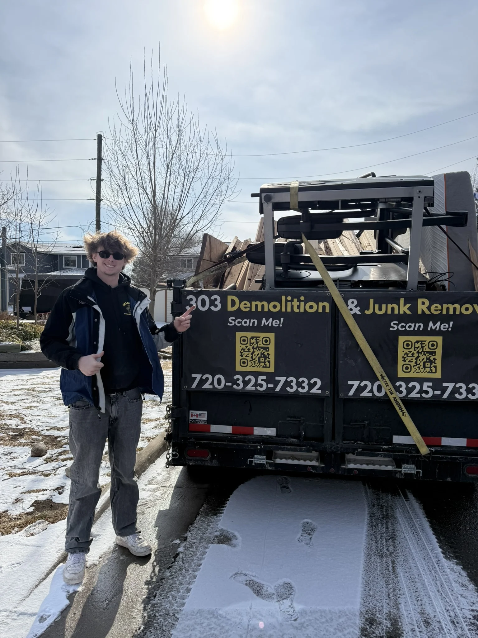 junk hauling truck load pricing in Boulder CO